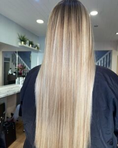Long Hairstyle Colour at Aurora Hairdressing Salon in Northampon 2