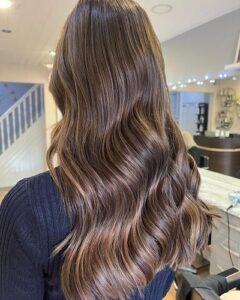 Brunette Hair Colour at Aurora Hairdressing Salon in Northampton 1