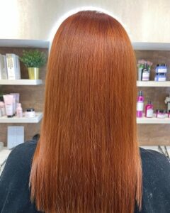 Coppper Hair Colour at Aurora Hairdressing Salon in Northampton 1