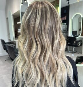 Blonde Balyage Aurora Hairdressing Northampton