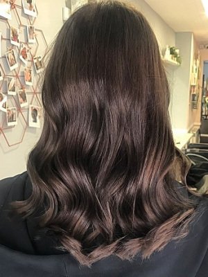 brunette hair colour, Aurora Hairdressing Salon, Northampton